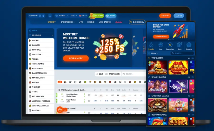 Mostbet app